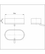 Sopúch ovál 120/220/ mm nerez